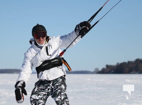 January 9, 2025 Kite Skiing Bewdley 40