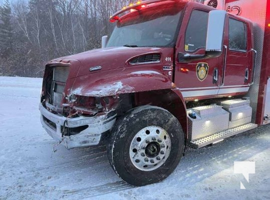 February 16, 2025 Fire Truck Struck Highway 40166