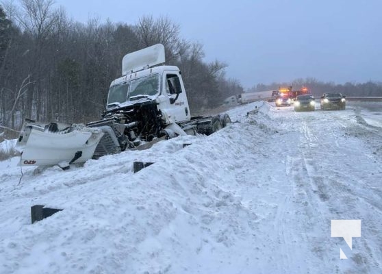 February 16, 2025 Fire Truck Struck Highway 40167