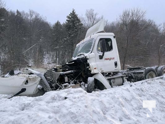 February 16, 2025 Fire Truck Struck Highway 40168