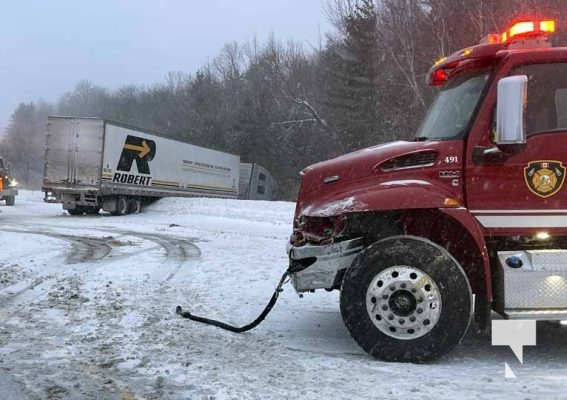 February 16, 2025 Fire Truck Struck Highway 40172