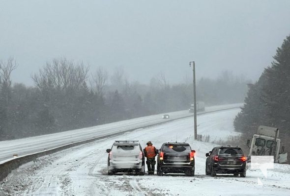 February 16, 2025 Fire Truck Struck Highway 40178