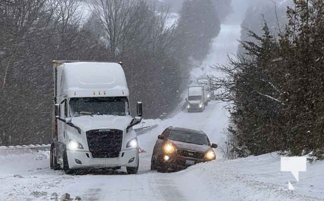 February 16, 2025 Transports Stuck Danforth Road East86