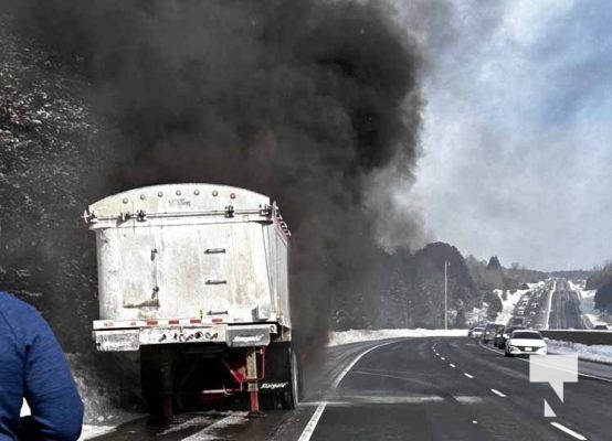 February 17, 2025 Transport Tire Fire Cramahe Township103