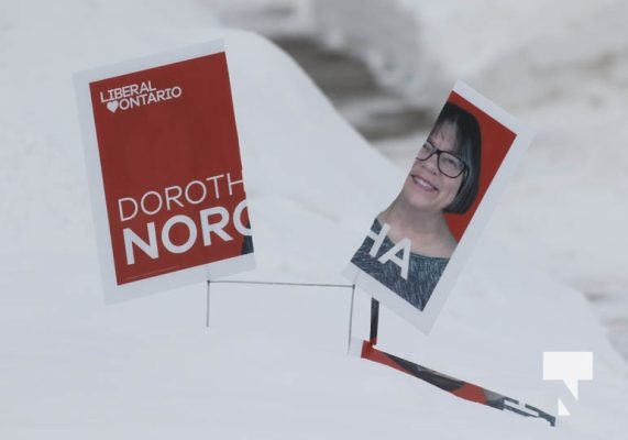 February 18, 2025 Vandalized Liberal Campaign Signs136