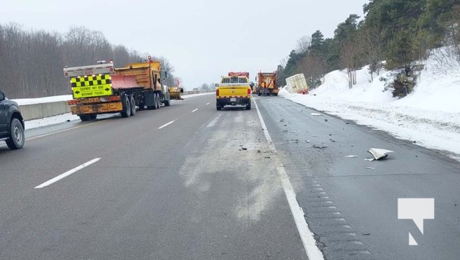 February 23, 2025 Snow Plows Struck on Highway 401137