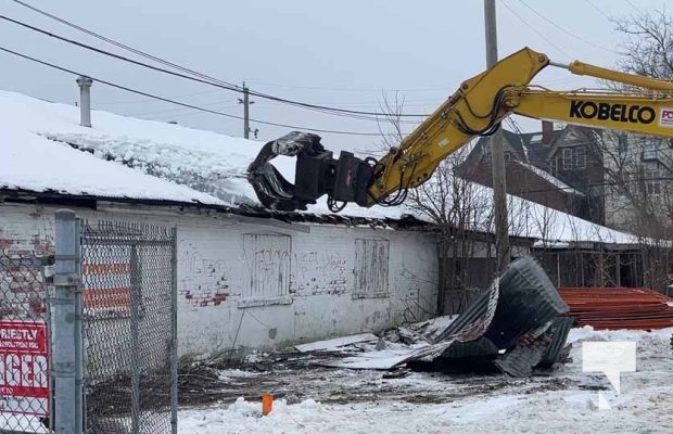 February 3, 2025 Curling Club Lakeshore Auto Electric Building Torn Down44