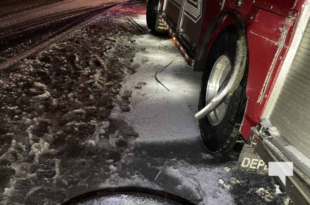 February 3, 2025 Firetruck Struck by Transport Highway 40114