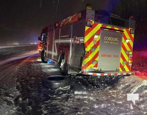 February 3, 2025 Firetruck Struck by Transport Highway 4018