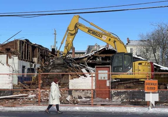 February 4, 2025 Curling Club Lakeshore Auto Electric Building Torn Down48