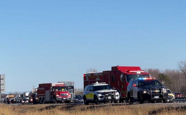 March 17, 2025 Transport Rollover Highway 401 Cobourg632