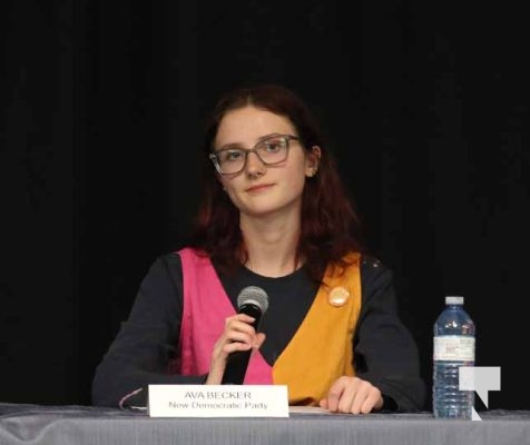April 16, 2025 NDP candidate Ava Becker 1631