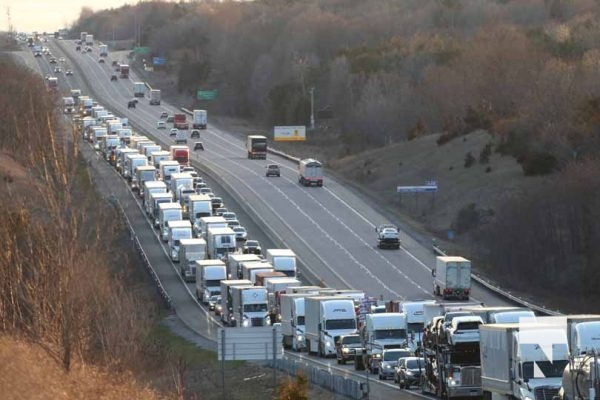 April 16, 2025 Tractor Trailer Collision Highway 401 Eastbound1625