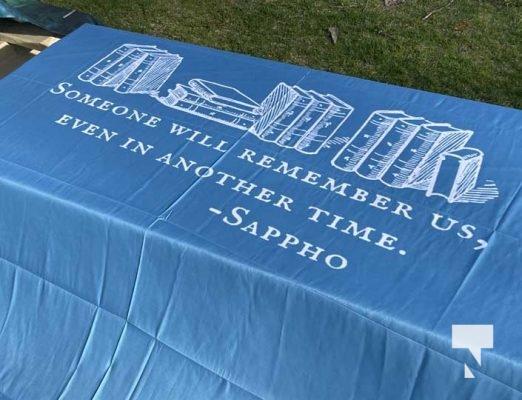 April 28, 2025 Poetry Picnic Tables Victoria Park1936
