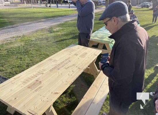 April 28, 2025 Poetry Picnic Tables Victoria Park1938