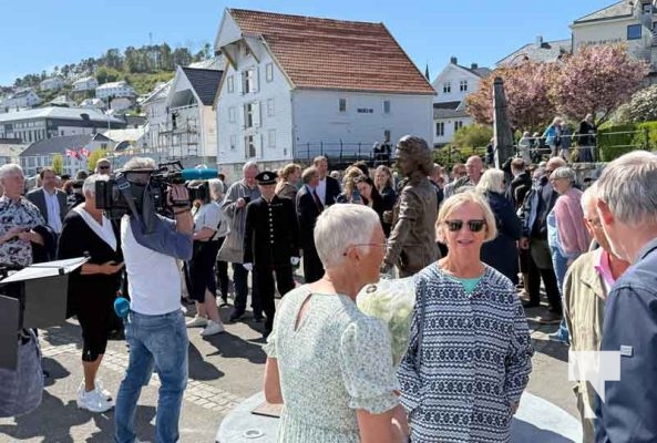 Crowd photo_ Public unveiling ceremony_Farsund_Norway_ May 8 2025_tylerfauvelle