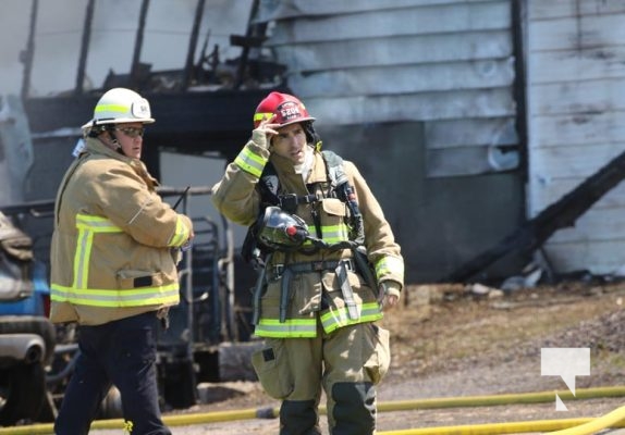 May 11, 2025 House Fire Grandview Road Alnwick Haldimand Township2300
