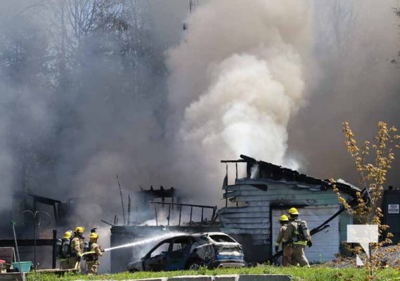 May 11, 2025 House Fire Grandview Road Alnwick Haldimand Township2303