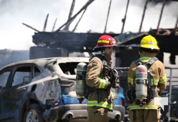 May 11, 2025 House Fire Grandview Road Alnwick Haldimand Township2307