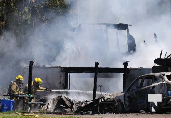 May 11, 2025 House Fire Grandview Road Alnwick Haldimand Township2313