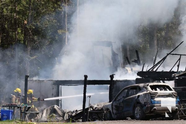 May 11, 2025 House Fire Grandview Road Alnwick Haldimand Township2315