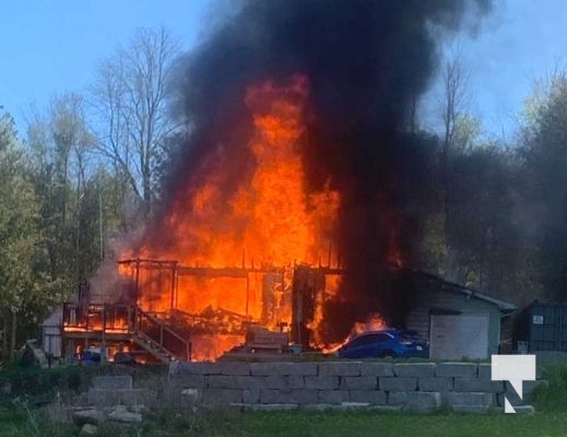 May 11, 2025 House Fire Grandview Road Alnwick Haldimand Township2316