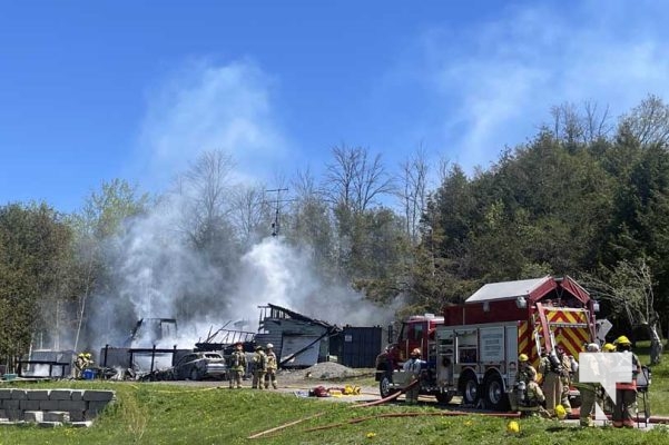 May 11, 2025 House Fire Grandview Road Alnwick Haldimand Township2319