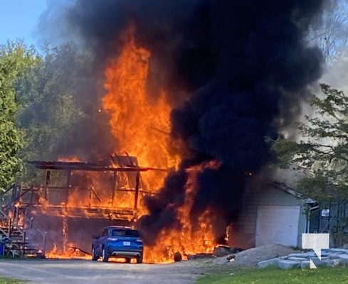 May 11, 2025 House Fire Grandview Road Alnwick Haldimand Township2320