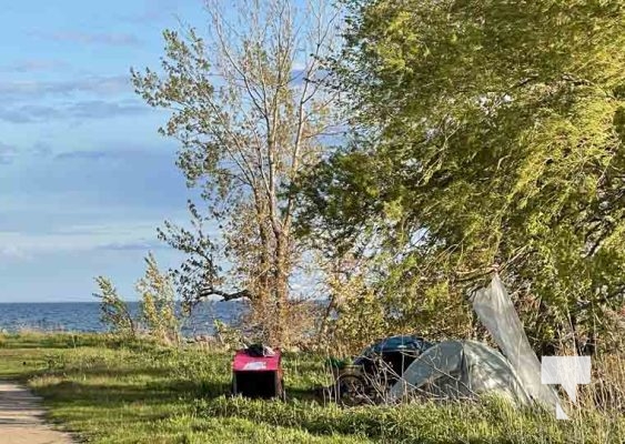 May 25, 2025 Encampments West Breakwall Cobourg2861