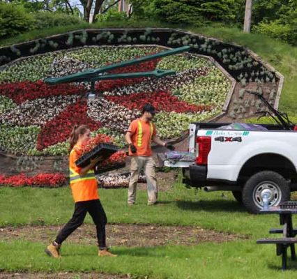 June 3, 2025 Floral Clock3094