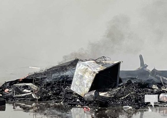July 10, 2025 Waste Transfer Site Fire Colborne4482