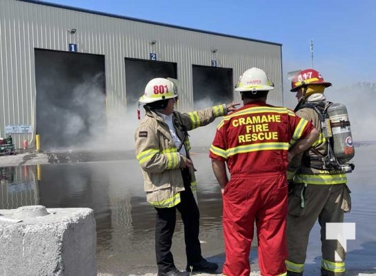 July 10, 2025 Waste Transfer Site Fire Colborne4483
