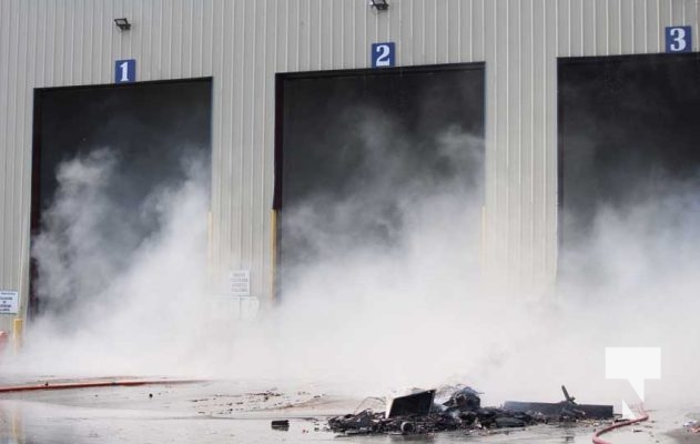 July 10, 2025 Waste Transfer Site Fire Colborne4489