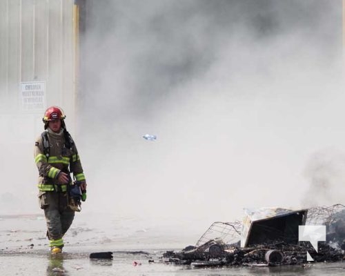July 10, 2025 Waste Transfer Site Fire Colborne4491