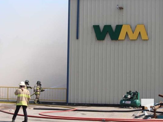 July 10, 2025 Waste Transfer Site Fire Colborne4494