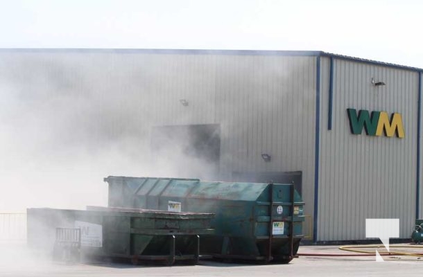 July 10, 2025 Waste Transfer Site Fire Colborne4495