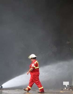 July 10, 2025 Waste Transfer Site Fire Colborne4513