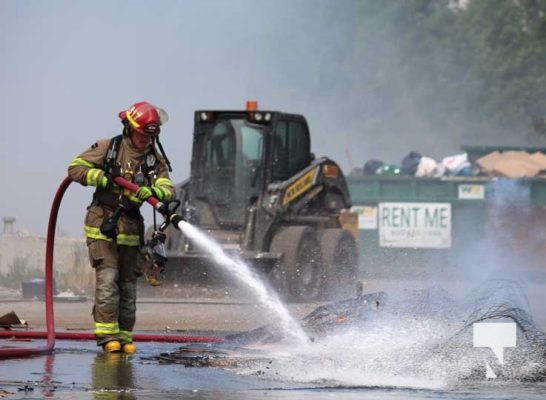 July 10, 2025 Waste Transfer Site Fire Colborne4516