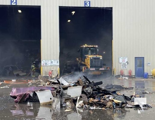 July 10, 2025 Waste Transfer Site Fire Colborne4535