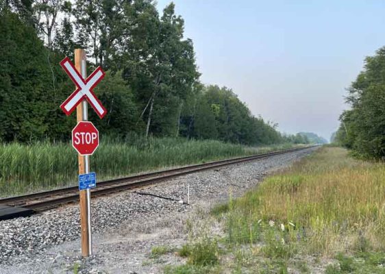 July 14, 2025 Fatal Train Pickup Collision Hunt Road Cramahe Township4779