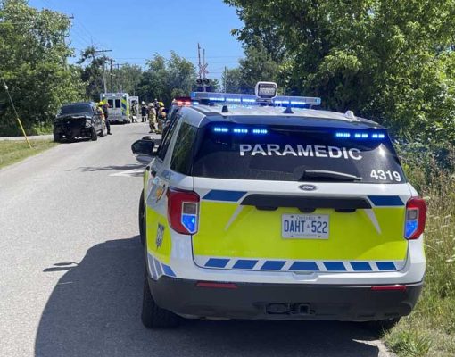 July 21, 2025 Pickup vs VIA train east of Cobourg5010