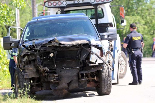 July 21, 2025 Pickup vs VIA train east of Cobourg5019