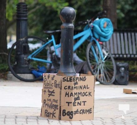 July 26, 2025 Homeless Protest Cobourg5179