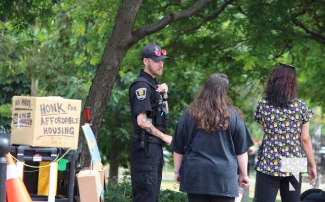 July 26, 2025 Homeless Protest Cobourg5190