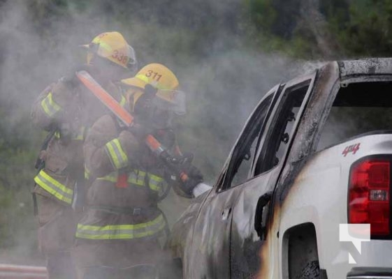 July 26, 2025 Pickup Fire Cobourg5196