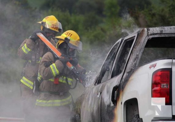 July 26, 2025 Pickup Fire Cobourg5197
