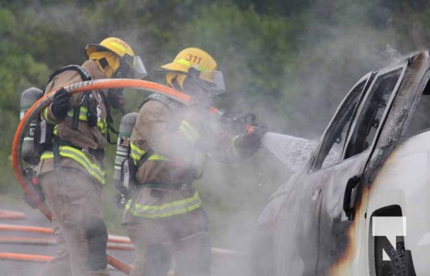 July 26, 2025 Pickup Fire Cobourg5199