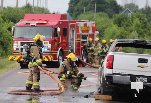 July 26, 2025 Pickup Fire Cobourg5204