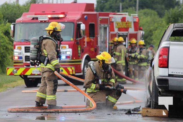 July 26, 2025 Pickup Fire Cobourg5205