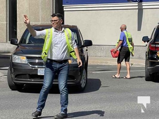 July 28, 2025 Mayor Lucas Cleveland Directing Traffic5349